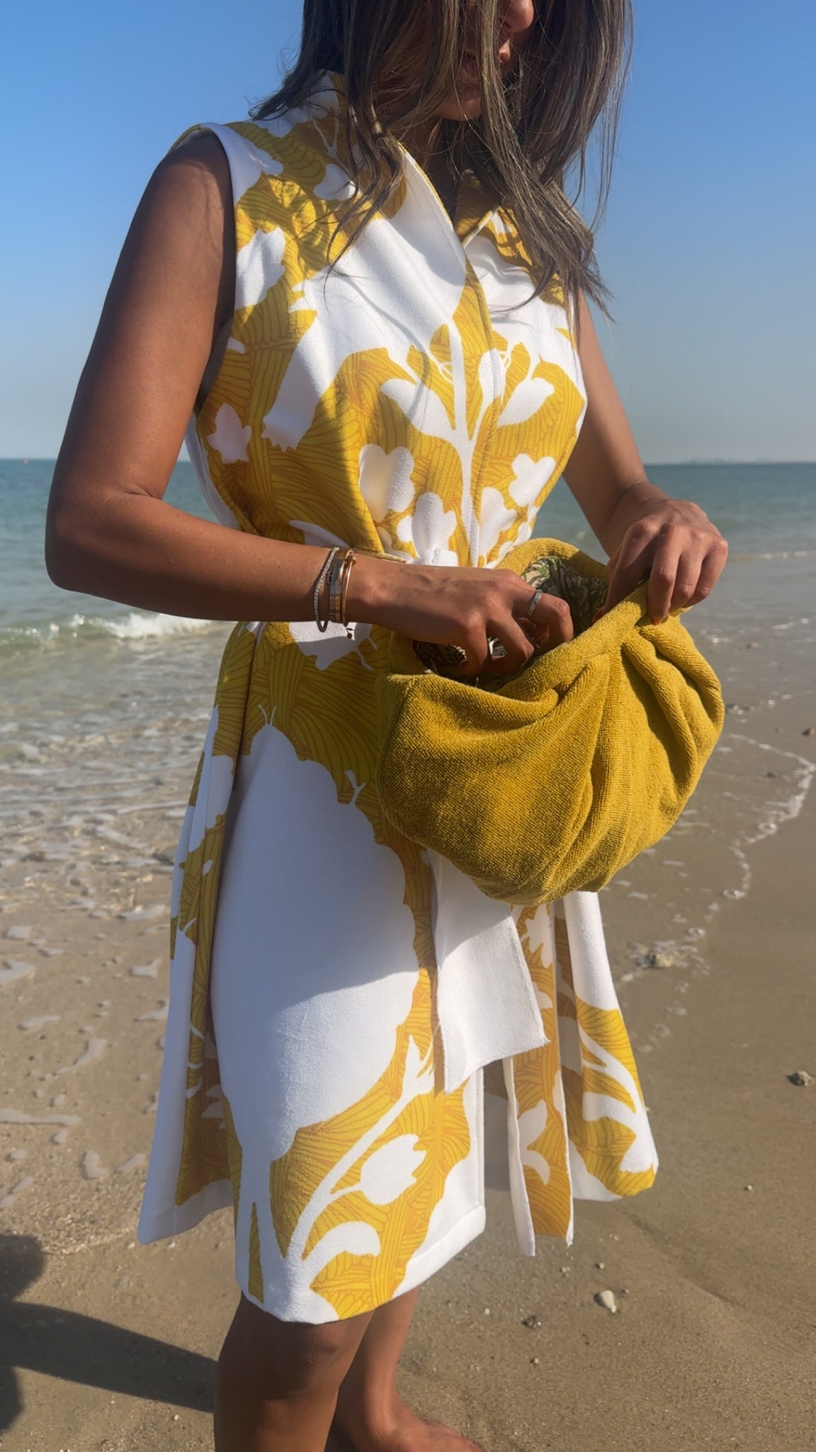Towel Dress (yellow)