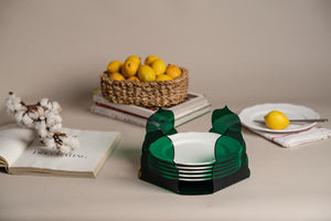 Plate Holder / Stand -Emerald Green ( Large )